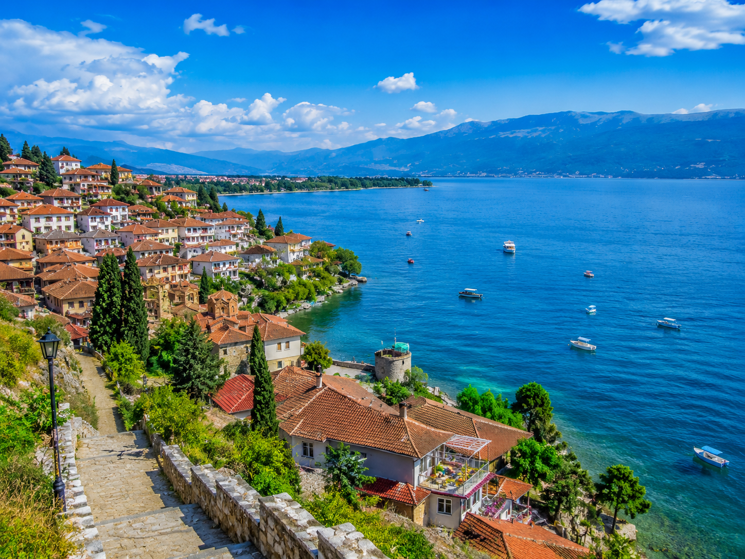 ohrid during the day